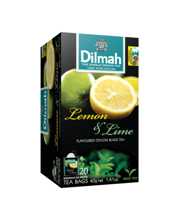 DILMAH Čaj černý Citron Limetka 20x2g