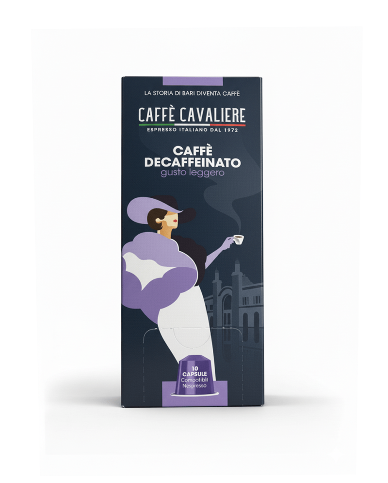 Cavaliere bezkofeinová káva kapsle