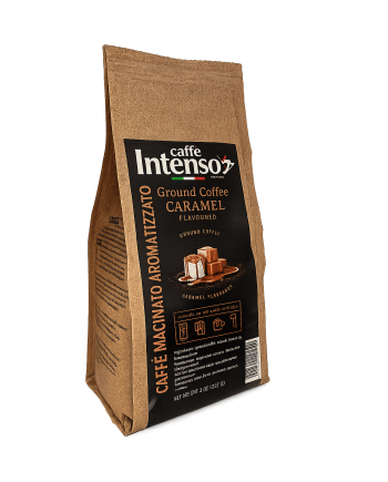 Intenso mletá káva Caramel – italská káva (220 g)