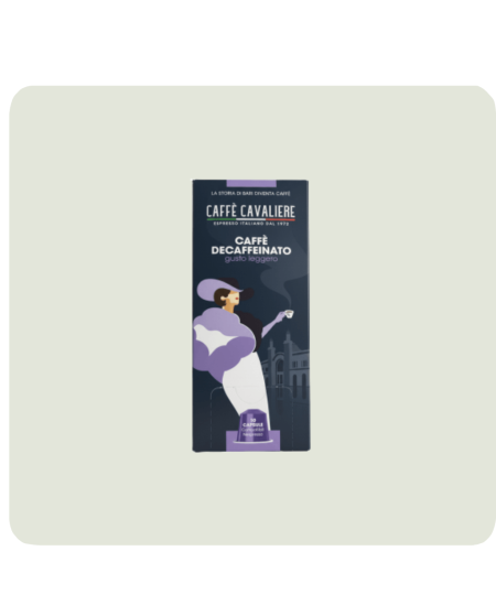 CAVALIERE Decaffeinato 10 kapslí