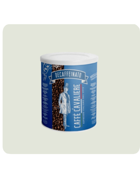 CAVALIERE Decaffeinato - 250g mlétá káva bez kofeinu