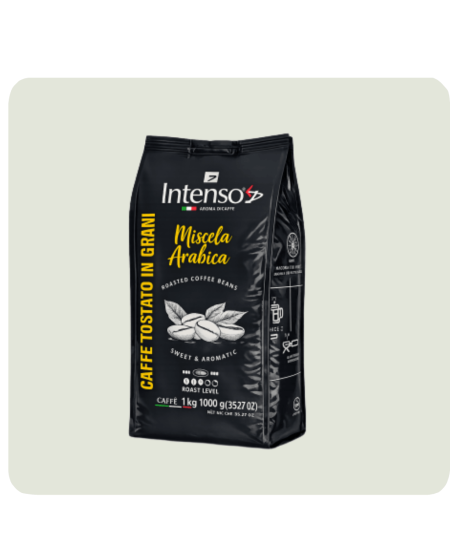INTENSO Arabica – zrnková káva 1kg