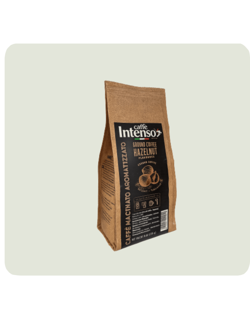 Intenso Hazelnut – mletá káva s lískovým oříškem 220 g
