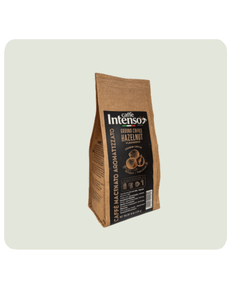 Intenso Hazelnut – mletá káva s lískovým oříškem 220 g