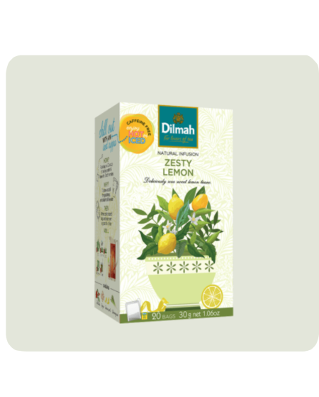 DILMAH Čaj ovocný Naturally Zesty Lemon 20x1,5g