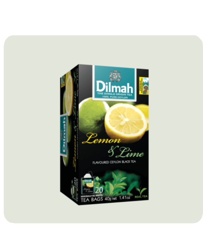 DILMAH Čaj černý Citron Limetka 20x2g