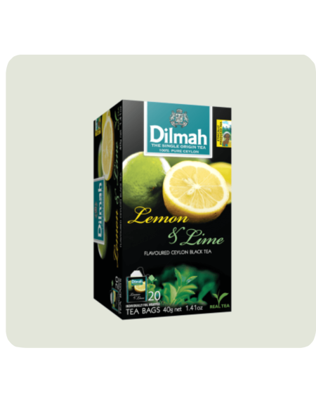 DILMAH Čaj černý Citron Limetka 20x2g